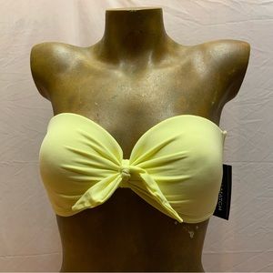 NWT a.n.a Swimwear Bikini Top Yellow